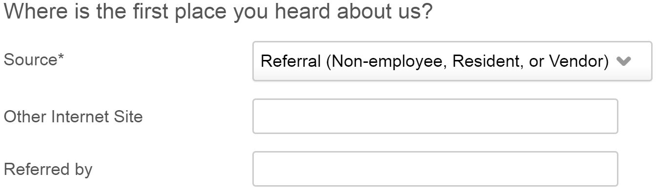 employee referral program - referral source