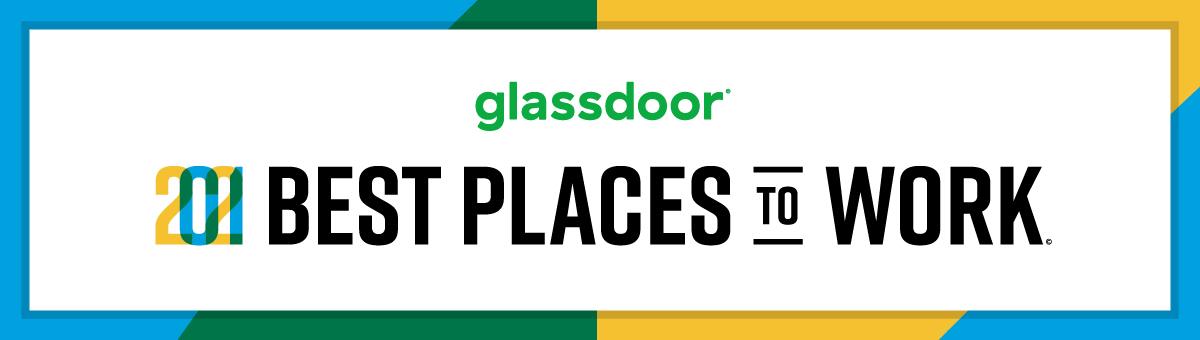Glassdoor 2021 Best Places to Work Winner - Bar Logo